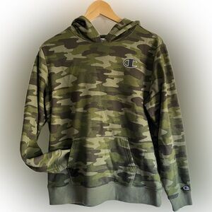 Champion Boys Camo Hoodie XL